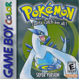 Pokemon Silver box art for GameBoy Color